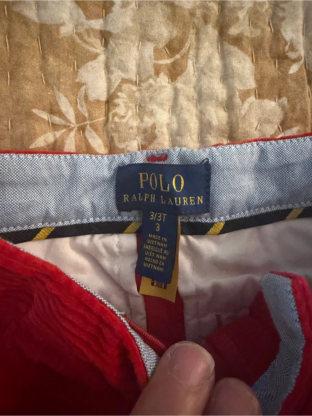 Ralph Lauren vibrant red